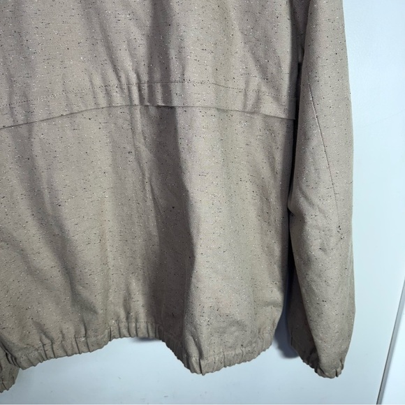 Club Monaco Men's Tan Cotton Bomber Jacket Size XL - Picture 9 of 13